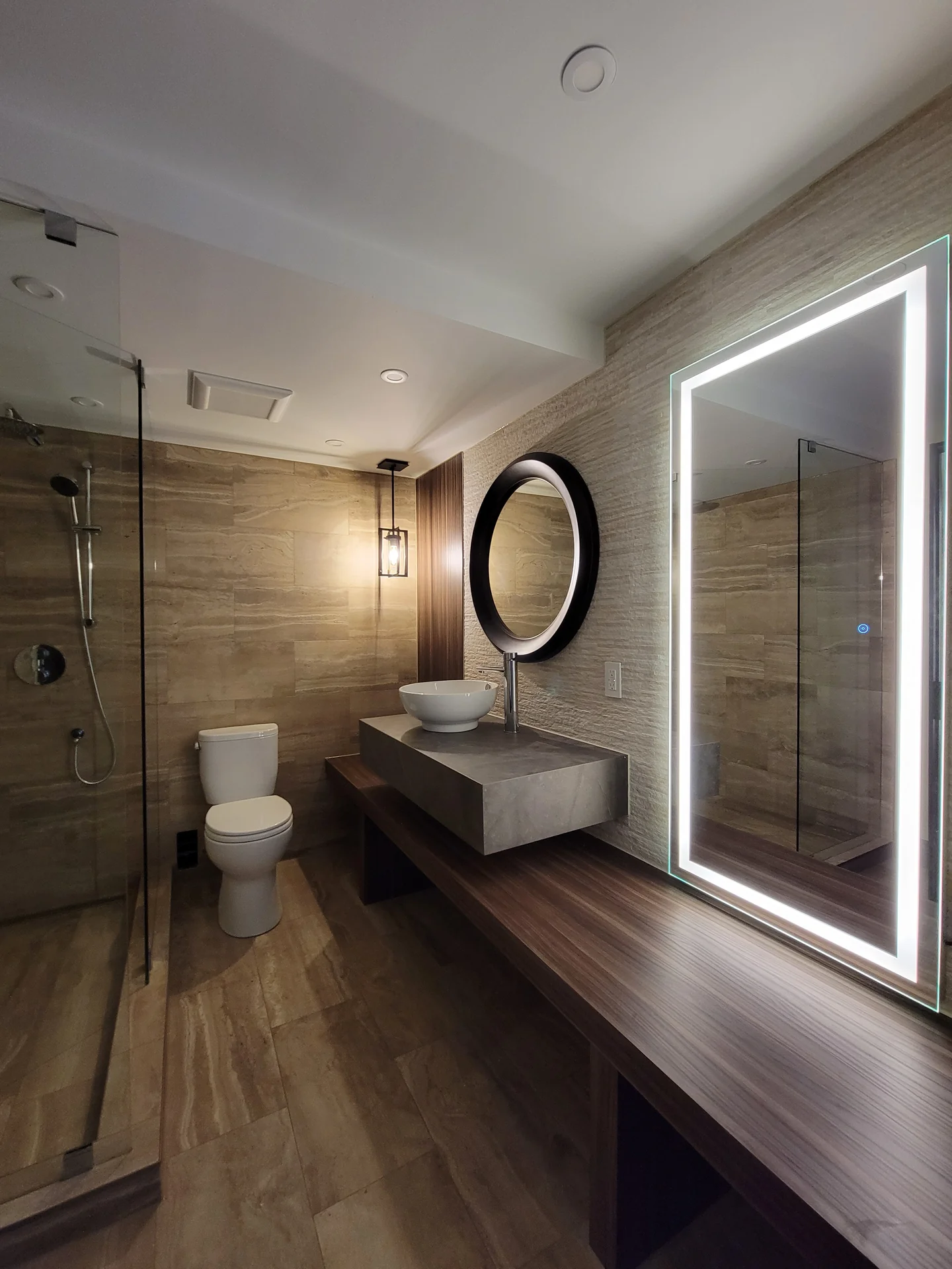 Commercial washroom renovation at Northumberland Heights by Cobourg Construction